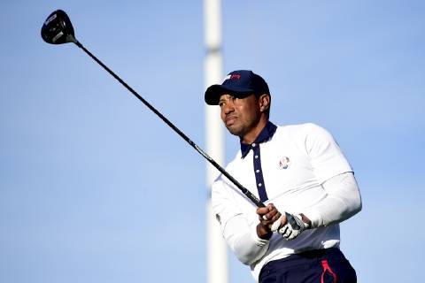 Tiger Woods (Team USA) GOLF : Ryder Cup 2018 - Guyancourt - 29 09 2018 JBAutissier Panoramic 