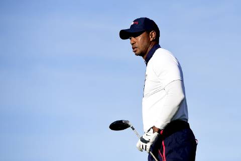 Tiger Woods (Team USA) GOLF : Ryder Cup 2018 - Guyancourt - 29 09 2018 JBAutissier Panoramic 