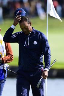 Tiger Woods (Team USA) GOLF : Ryder Cup 2018 - Guyancourt - 29 09 2018 JBAutissier Panoramic 