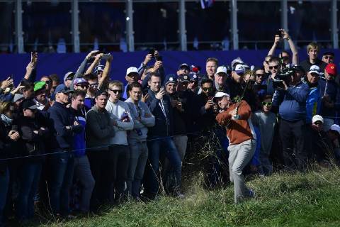 Ian Poulter of England (Team Europ) GOLF : Ryder Cup 2018 - Guyancourt - 29 09 2018 JBAutissier Panoramic 