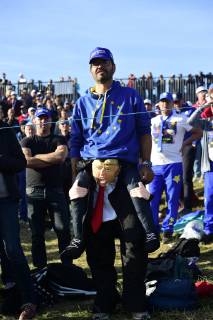 ambiance supporters - Donald Trump GOLF : Ryder Cup 2018 - Guyancourt - 29 09 2018 JBAutissier Panoramic 