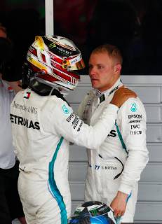 Lewis Hamilton Valtteri Bottas Mercedes Grand Prix formula 1 Russian GP in Sochi 30 09 2018 Photo mspb Jerry Andre Lewis Hamilton Valtteri Bottas Formula 1 GP Russian 2018