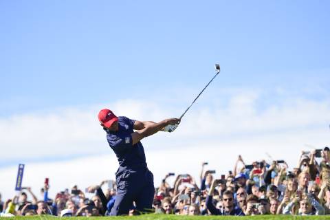 Tiger Woods (Team USA) GOLF : Ryder Cup 2018 - Guyancourt - 30 09 2018 JBAutissier Panoramic