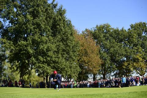 Tiger Woods (Team USA) GOLF : Ryder Cup 2018 - Guyancourt - 30 09 2018 JBAutissier Panoramic