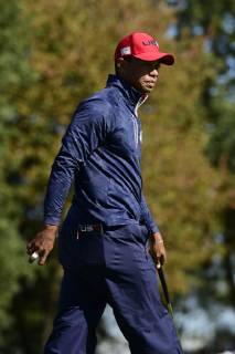 Tiger Woods (Team USA) GOLF : Ryder Cup 2018 - Guyancourt - 30 09 2018 JBAutissier Panoramic
