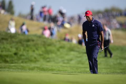 Tiger Woods (Team USA) GOLF : Ryder Cup 2018 - Guyancourt - 30 09 2018 JBAutissier Panoramic