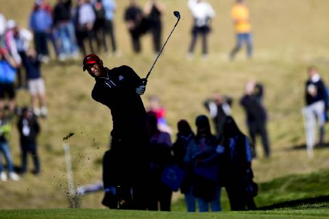Tiger Woods (Team USA) GOLF : Ryder Cup 2018 - Guyancourt - 30 09 2018 JBAutissier Panoramic