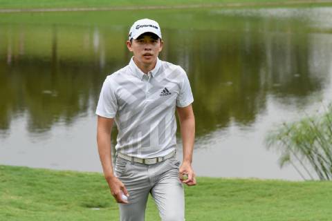 October 11, 2018 - Kuala Lumpur, Malaysia - Ben Leong of Malaysia in action on first round of the CIMB Classic at TPC Kuala Lumpur on 11 October, 2018 in Kuala Lumpur, Malaysia CIMB Classic - Round One  - ZUMAn230 20181011_zaa_n230_123 Copyright: xChrisxJungx
