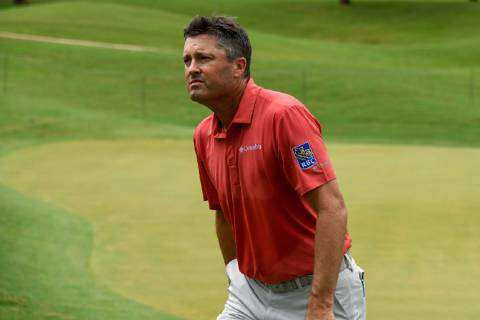October 11, 2018 - Kuala Lumpur, Malaysia - Ryan Palmer of the United States in action on first round of the CIMB Classic at TPC Kuala Lumpur on 11 October, 2018 in Kuala Lumpur, Malaysia CIMB Classic - Round One  - ZUMAn230 20181011_zaa_n230_121 Copyright: xChrisxJungx