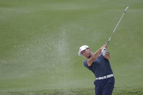 October 12, 2018 - Kuala Lumpur, Malaysia - Kim Meen-whee of South Korea hits a shot during the second round of 2018 CIMB Classic golf tournament in Kuala Lumpur, Malaysia on October 12, 2018. CIMB Classic 2018 - Round Two  - ZUMAn230 20181012_zaa_n230_257 Copyright: xZahimxMohdx