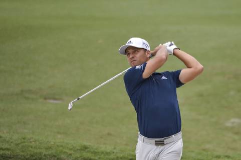 October 12, 2018 - Kuala Lumpur, Malaysia - Xander Schauffele of the USA hits a shot during the second round of 2018 CIMB Classic golf tournament in Kuala Lumpur, Malaysia on October 12, 2018. CIMB Classic 2018 - Round Two  - ZUMAn230 20181012_zaa_n230_269 Copyright: xZahimxMohdx