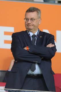President Reinhard Grindel Germany UEFA Nations League 2018 19 Netherlands vs Germany Netherlands vs Germany UEFA Nations League 2018 19 Football 13 10 2018 Amsterdam Copyright: xLanger Eibner-Pressefotox EP_HLR