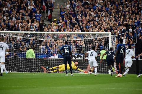 Penalty but et joie Tony Kroos (all) FOOTBALL : France vs Allemagne - 4eme Tour Ligue des Nations - Saint-Denis - 16 10 2018 ThierryBreton Panoramic 