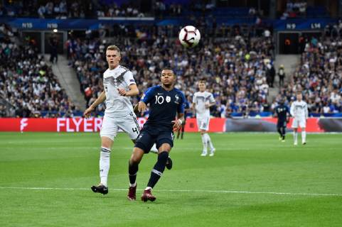 Kylian Mbappe (fr) FOOTBALL : France vs Allemagne - 4eme Tour Ligue des Nations - Saint-Denis - 16 10 2018 ThierryBreton Panoramic 