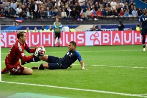 Kylian Mbappe (fr) FOOTBALL : France vs Allemagne - 4eme Tour Ligue des Nations - Saint-Denis - 16 10 2018 ThierryBreton Panoramic 