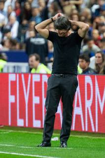 16 10 2018 xkvx Football Nations League France Germany emspor v l Head Coach National coach Joachim Loew DFB German Football Association gives gestures gesticulate gestures gestures gestures gestures DFL DFB REGULATIONS PROHIBIT ANY USE OF PHOTOGRAPH as IMAGE SEQUENCES and or QUASI VIDEO Paris