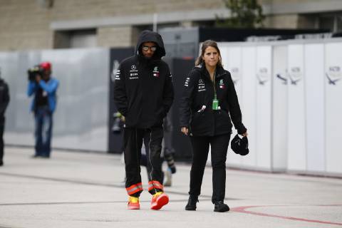 Motorsports: FIA Formula One World Championship WM Weltmeisterschaft 2018; Grand Prix; United States, FORMULA 1 PIRELLI 2018 UNITED STATES GRAND PRIX , Circuit of The Americas 44 Lewis Hamilton (GBR, Mercedes AMG Petronas F1 Team), Austin United States