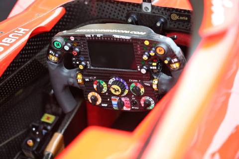 Photo4 LaPresse 18 10 2018 Austin, USA Grand Prix Formula One USA 2018 In the pic: Scuderia Ferrari SF71H steering wheel  Copyright: xPhoto4 LaPressex
