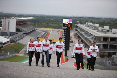 Photo4 LaPresse 18 10 2018 Austin, USA Grand Prix Formula One USA 2018 In the pic: Charles Leclerc (GER) Alfa Romeo Sauber C37 walks the circuit  Copyright: xPhoto4 LaPressex