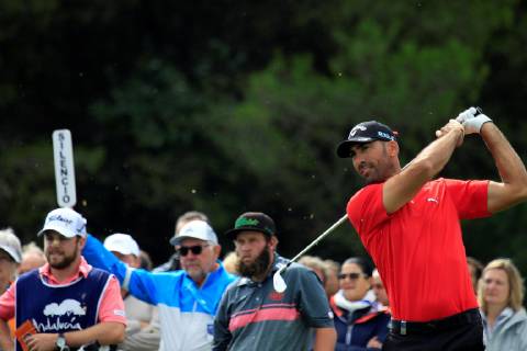 Spanish golfer Alvaro Quiros in action at the 15th hole during the second round of the Andalucia Valderrama Master golf tournament at Valderrama golf course in Cadiz, Andalusia, Spain, 19 October 2018. Andalucia Valderrama Masters golf tournament !ACHTUNG: NUR REDAKTIONELLE NUTZUNG!  Copyright: xA.CARRASCOxRAGELx GRAF9496 20181019-636755782648298249