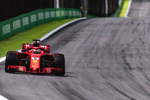 Grande Prêmio do Brasil de Fórmula 1 2018 SÃO PAULO, SP - 10.11.2018: GRANDE PRÊMIO DO BRASIL DE FÓRMULA 1 2018 - Sebastian VETTEL, GER, Team Scuderia Ferrari, Ferrari SF71H, during the Brazilian Grand Prix of Formula 1 2018 held at the Autodromo de Interlagos in São Paulo, SP. (Photo: Victor Eleutério Fotoarena) x1638334x  VictorxEleutério