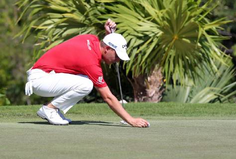 Argentinian Emiliano Grillo participates during the third round of the World Golf Championships s Mayakoba Classic, in Playa del Carmen, state of Quinta Roo, Mexico, 10 November 2018. World Golf Championships in Playa del Carmen !ACHTUNG: NUR REDAKTIONELLE NUTZUNG!  Copyright: xAlonsoxCupulx AME2042 20181110-636774873146776260