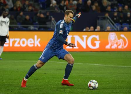 Goalkeeper Manuel Neuer Deutschland Germany 19 11 2018 Germany vs Netherlands 6 Matchday UEFA Nations League Group A DISCLAIMER DFB regulations prohibit any use of photographs as image sequences and or quasi video