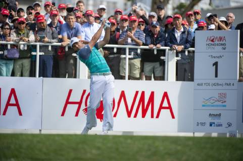 November 22, 2018 - Hong Kong, China - A photo showing Spanish Golf player Sergio Garcia during a match in the Honma Hong Kong Open 2018 in Hong Kong, China. 22 November 2018. The Honma Hong Kong Open 2018  - ZUMAn230 20181122_zaa_n230_006 Copyright: xHarryxWaix