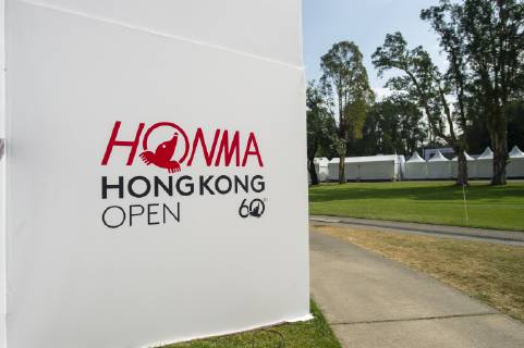 November 22, 2018 - Hong Kong, China - A General view showing a board which displayed the logo of the Honma Hong Kong Open 2018 in Hong Kong, China. 22 November 2018. The Honma Hong Kong Open 2018  - ZUMAn230 20181122_zaa_n230_004 Copyright: xHarryxWaix