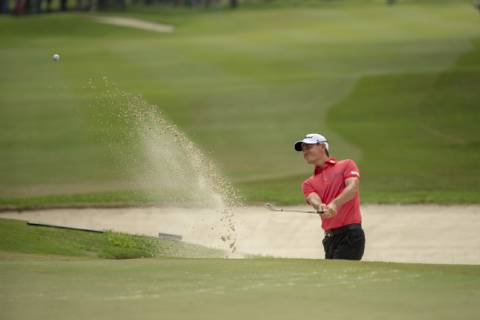 November 24, 2018 - Hong Kong, Hong Kong, China - A photo Showing australian Gold Player jason scrivener during a Golf Game in the 2018 Honma Hong Kong Open in Hong Kong, China. 24 November 2018. Honma Hong Kong Open - Day Three  - ZUMAn230 20181124_zaa_n230_095 Copyright: xHarryxWaix