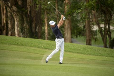 November 24, 2018 - Hong Kong, Hong Kong, China - A photo showing Spanish Golf Player Sergio Garcia during a Golf Game in the 2018 Honma Hong Kong Open in Hong Kong, China. 24 November 2018. Honma Hong Kong Open - Day Three  - ZUMAn230 20181124_zaa_n230_106 Copyright: xHarryxWaix