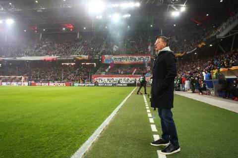 SOCCER - UEFA EL, RBS vs RB Leipzig SALZBURG,AUSTRIA,29.NOV.18 - SOCCER - UEFA Europa League, group stage, Red Bull Salzburg vs RasenBallsport Leipzig. Image shows head coach Ralf Rangnick (RB Leipzig). GEPAxpictures xMathiasxMandl