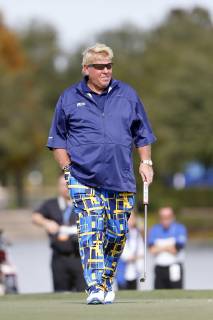 ORLANDO, FL - DECEMBER 13: John Daly walks up to the green with his putter during the Pro-Am of the 2018 PNC Father Son Challenge on December 13, 2018 at the The Ritz-Carlton Golf Club in Orlando, Florida. (Photo by Cliff Welch Icon Sportswire) GOLF: DEC 13 Champions Tour - PNC Father Son Challenge Icon121318120 EDITORIAL USE ONLY