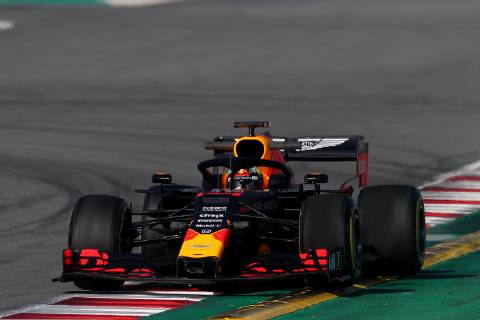 Max Verstappen Aston Martin Red Bull Racing RB15 Montmelo Barcelona 18-02-2018 Circuit de Catalunya Formula 1 Test 2019 Foto Federico Basile Insidefoto federicoxbasile