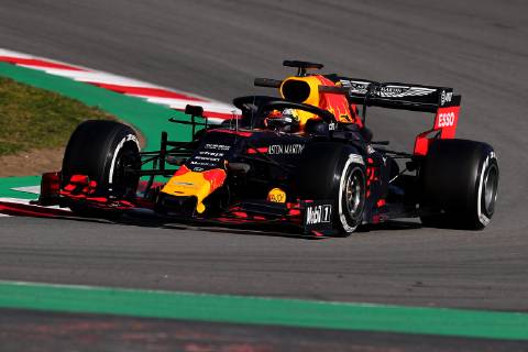 33 Max Verstappen Aston Martin Red Bull Racing Honda. Montmelo Barcelona 18-02-2019 Circuit de Catalunya Formula 1 Test 2019 Foto Federico Basile Insidefoto federicoxbasile