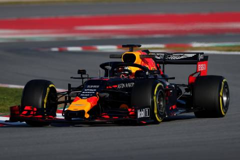 33 Max Verstappen Aston Martin Red Bull Racing Honda. Montmelo Barcelona 18-02-2019 Circuit de Catalunya Formula 1 Test 2019 Foto Federico Basile Insidefoto federicoxbasile