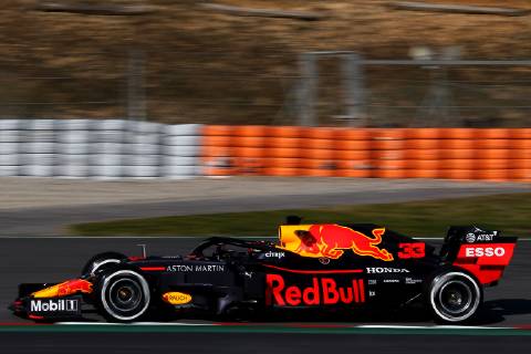 33 Max Verstappen Aston Martin Red Bull Racing Honda. Montmelo Barcelona 18-02-2019 Circuit de Catalunya Formula 1 Test 2019 Foto Federico Basile Insidefoto federicoxbasile