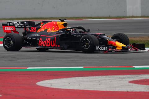 33 Max Verstappen Aston Martin RedBull Racing Honda. Montmelo Barcelona 20 02 2019 Circuit de Catalunya Formula 1 Test 2019 Foto Federico Basile Insidefoto federicoxbasile