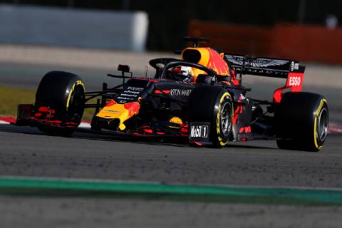 33 Max Verstappen Aston Martin RedBull Racing Honda. Montmelo Barcelona 20 02 2019 Circuit de Catalunya Formula 1 Test 2019 Foto Federico Basile Insidefoto federicoxbasile
