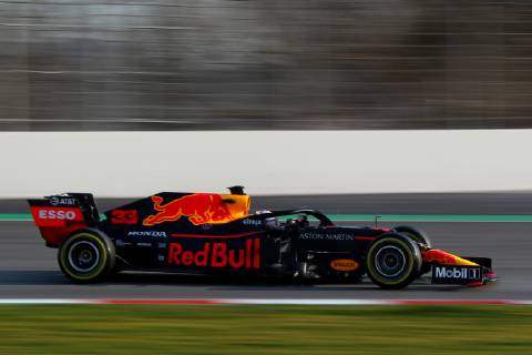 33 Max Verstappen Aston Martin RedBull Racing Honda. Montmelo Barcelona 20 02 2019 Circuit de Catalunya Formula 1 Test 2019 Foto Federico Basile Insidefoto federicoxbasile
