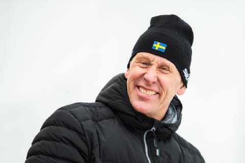 190224 Gunde Svan distributor of prize competes in womenÕs team sprint final during the FIS Nordic World Ski Championships on February 24 2019 in Seefeld in Tirol Photo Vegard Wivestad Gr¿tt BILDBYR u0081N kod VG 170295,  Copyright: VEGARDxWIVESTADxGR¯TT BB190224BB566