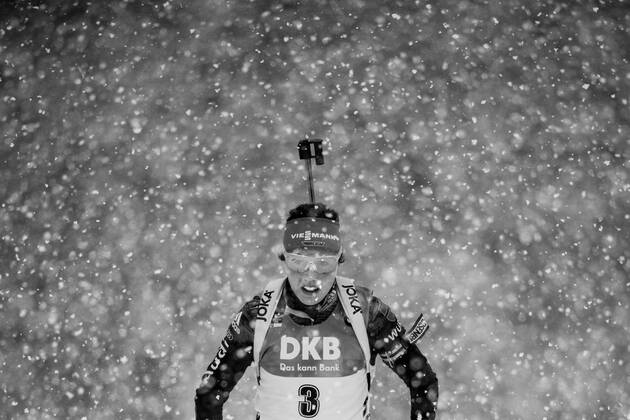 190310 Laura Dahlmeier of Germany during the Women s 10 km Pursuit during the IBU World Championships Biathlon on March 10 2019 in Östersund Photo Petter Arvidson BILDBYRAN kod PA 92254,  Copyright: PETTERxARVIDSON BB190310PA227