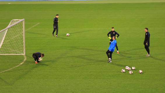 Fußball, Nationalteam Kroatien Training Croatian national football team training 20.03.2019. , Zagreb - On stadium Maksimir Croatian national football team held a training before qualifying matches for Euro 2020 against Azerbaijan and Hungary  MarkoxPrpic PIXSELL