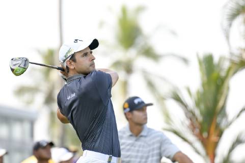 March 24, 2019 - Kuala Lumpur, Malaysia - Fabrizio Zanotti of Paraguay hits his tee-shot on the 1st hole on Day Four of the Maybank Championship at Saujana Golf and Country Club on March 24, 2019 in Kuala Lumpur, Malaysia. Maybank Championship 2019 - Day Four In Kuala Lumpur  - ZUMAn230 20190324_zaa_n230_061 Copyright: xChrisxJungx