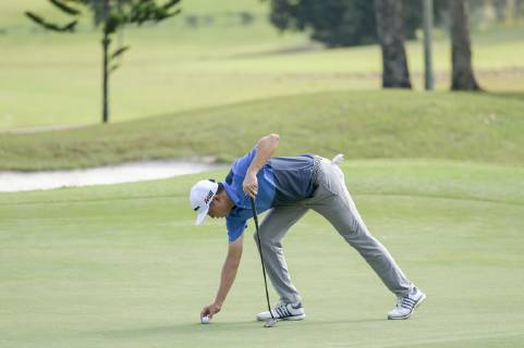 March 24, 2019 - Kuala Lumpur, Malaysia - David Lipsky of United States of America in action on the 1st hole on Day Four of the Maybank Championship at Saujana Golf and Country Club on March 24, 2019 in Kuala Lumpur, Malaysia. Maybank Championship 2019 - Day Four In Kuala Lumpur  - ZUMAn230 20190324_zaa_n230_084 Copyright: xChrisxJungx
