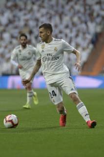 March 31, 2019 - Madrid, Madrid, Spain - Dani Ceballos of Real Madrid during a match between Real Madrid vs SD Huesca for La Copa del Rey at Santiago Bernabeu Stadium on March 31, 2019 in Madrid, Spain. Real Madrid CF v SD Huesca - La Liga  - ZUMAn230 20190331_zaa_n230_979 Copyright: xPatricioxRealpex