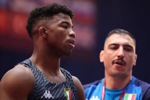 Wrestling European Championships 2019 09 04 2019 Bucharest Freestyle Day Two 74kg Freestyle Frank CHAMIZO MARQUEZ blue ITA
