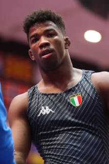 Wrestling European Championships 2019 09 04 2019 Bucharest Freestyle Day Two 74kg Freestyle Frank CHAMIZO MARQUEZ blue ITA