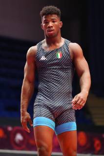 Wrestling European Championships 2019 09 04 2019 Bucharest Freestyle Day Two 74kg Freestyle Frank CHAMIZO MARQUEZ blue ITA