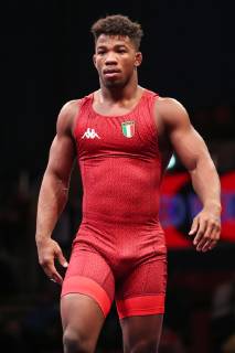Wrestling European Championships 2019 10 04 2019 Bucharest Freestyle Wrestling 74kg Freestyle Gold Medal Match Frank CHAMIZO MARQUEZ red ITA